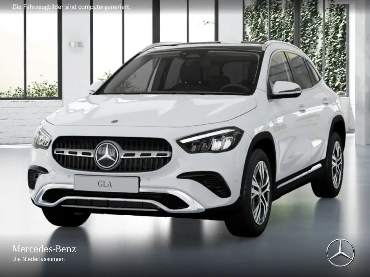 Mercedes-Benz GLA 250 e PROGRESSIVE+PANO+LED+KAMERA+TOTW+KEYLESS Weiß - 2