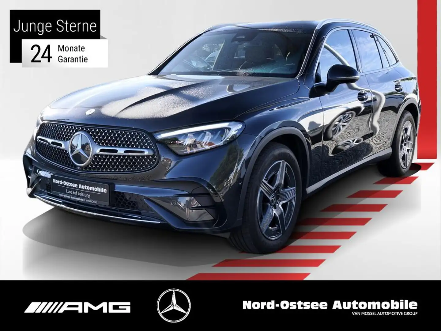 Mercedes-Benz GLC 300 d 4M AMG KAMERA AHK DISTRONIC KEYLESS Grau - 1