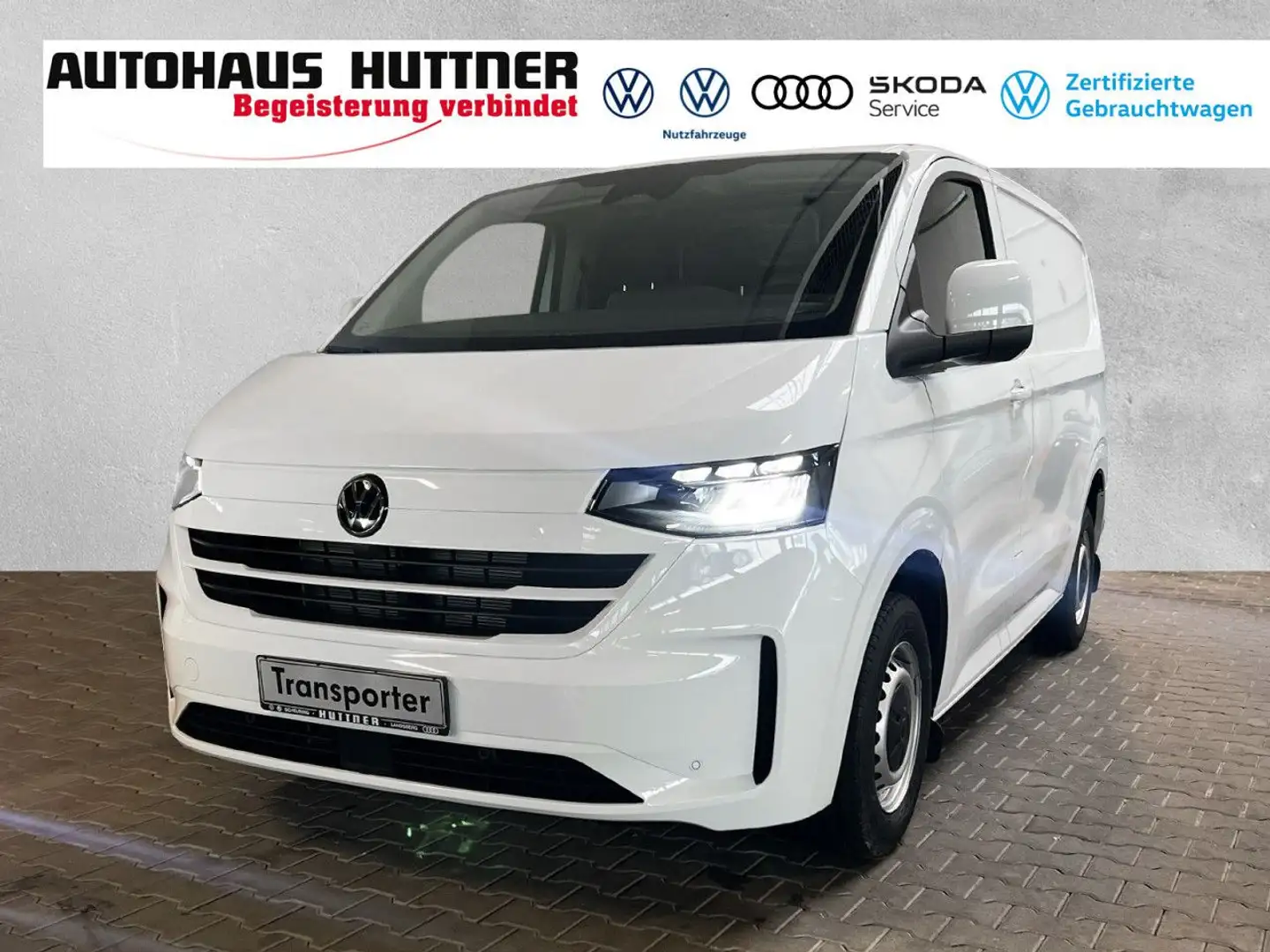 Volkswagen T7 Transporter NFZ Transporter Kasten Motor 2.0 TDI 4MO AHK Navi Fehér - 1