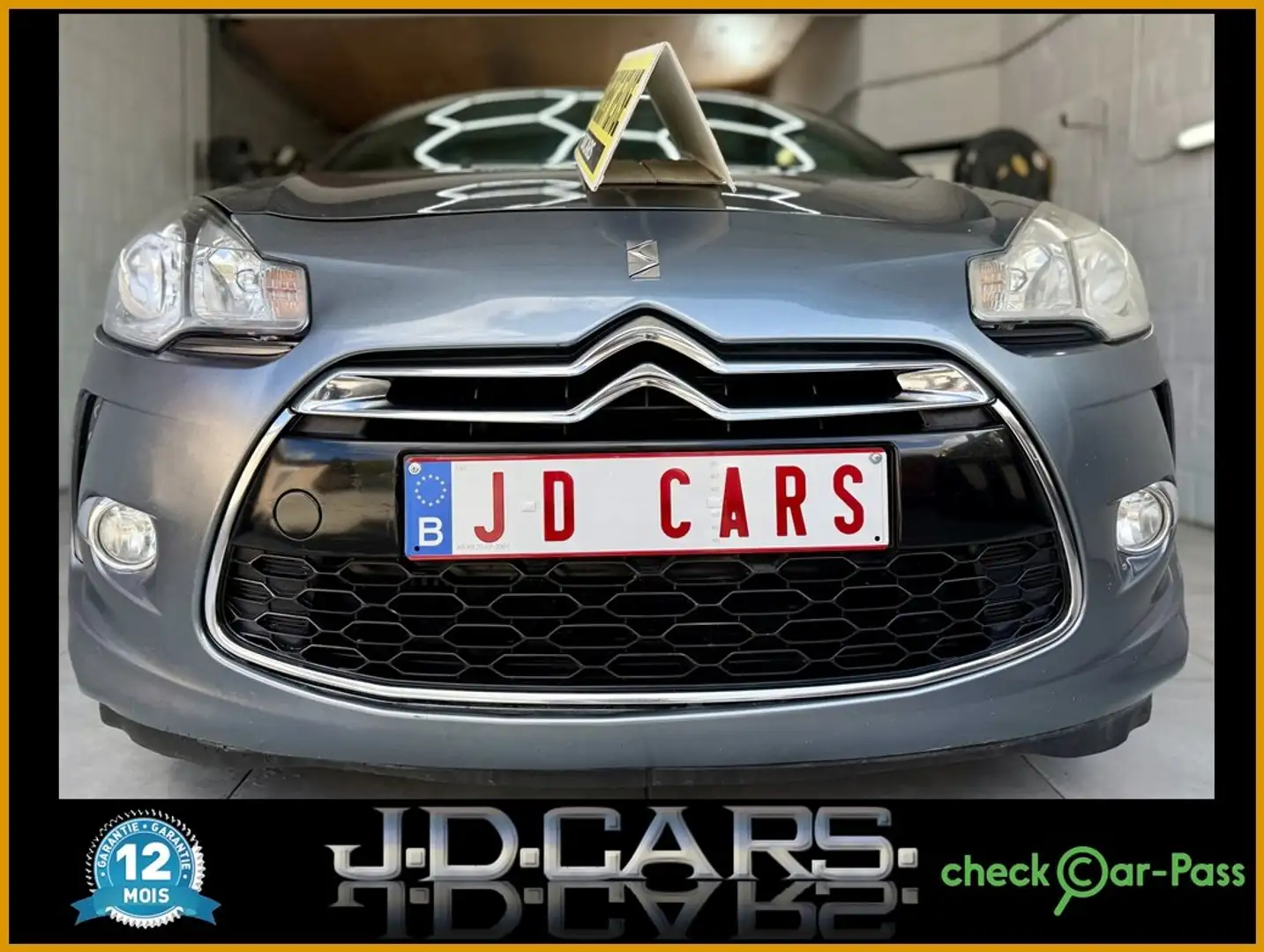 Citroen DS3 1.6 HDi ‼️GARANTIE 1 AN CTOK‼️ Gris - 2