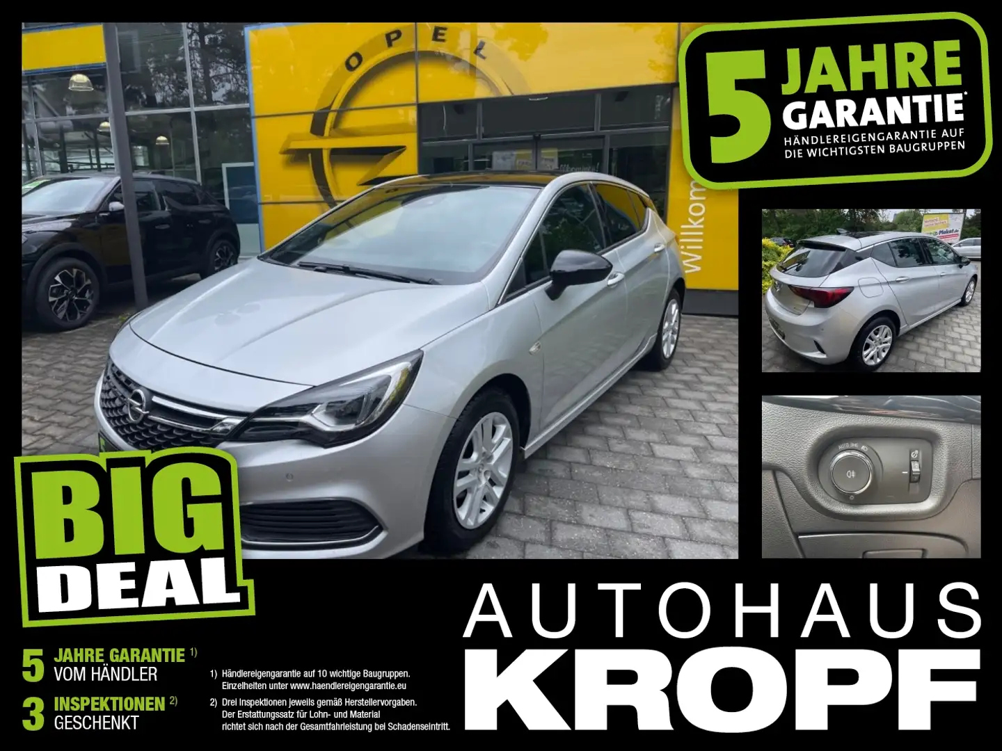 Opel Astra K 1.4 Turbo LED,Navi,Winterpaket,DAB,USB Argintiu - 1