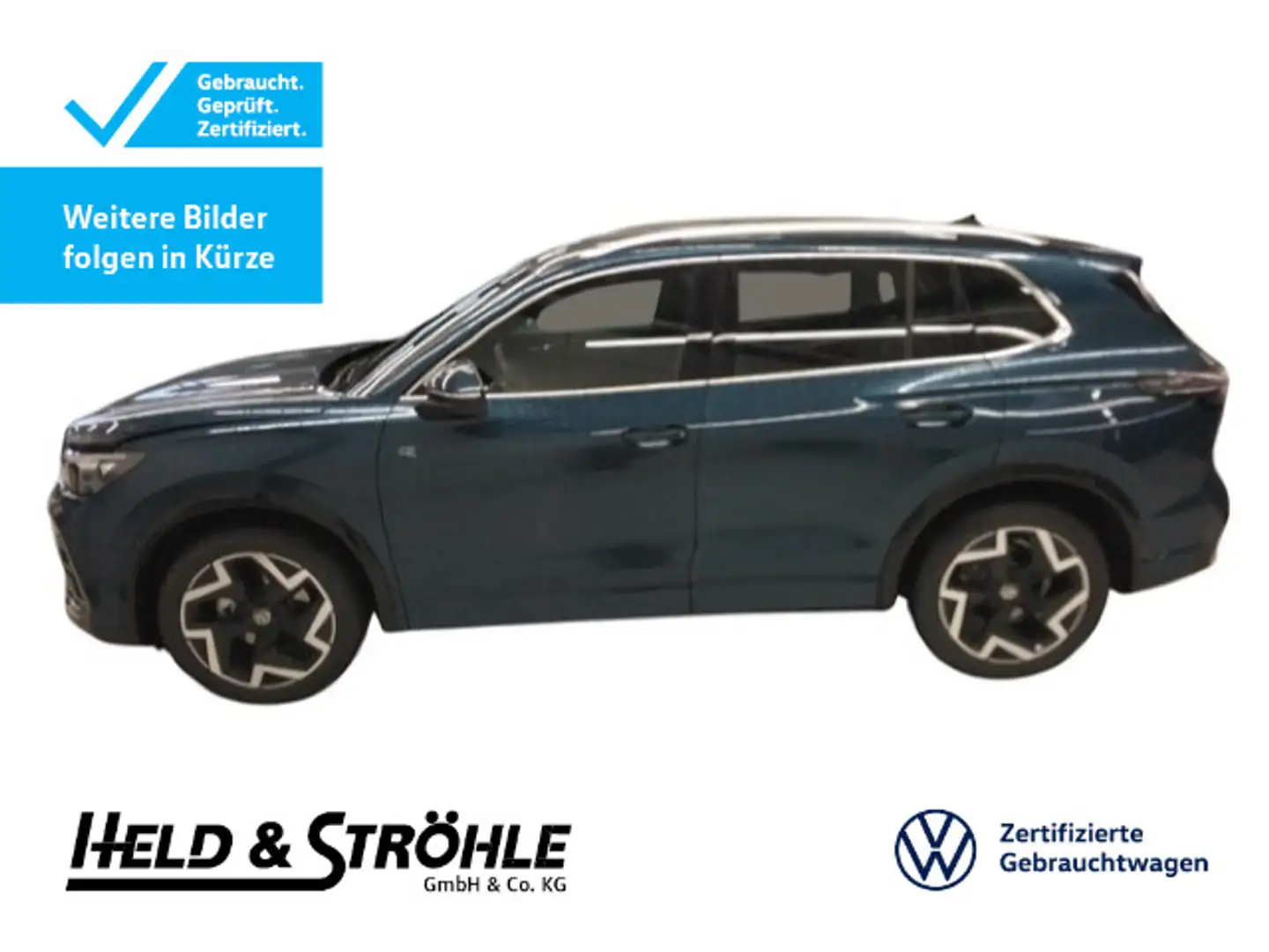 Volkswagen Tiguan R-LINE 1.5 eTSI DSG AHK HuD STANDHZG ACC Blau - 1
