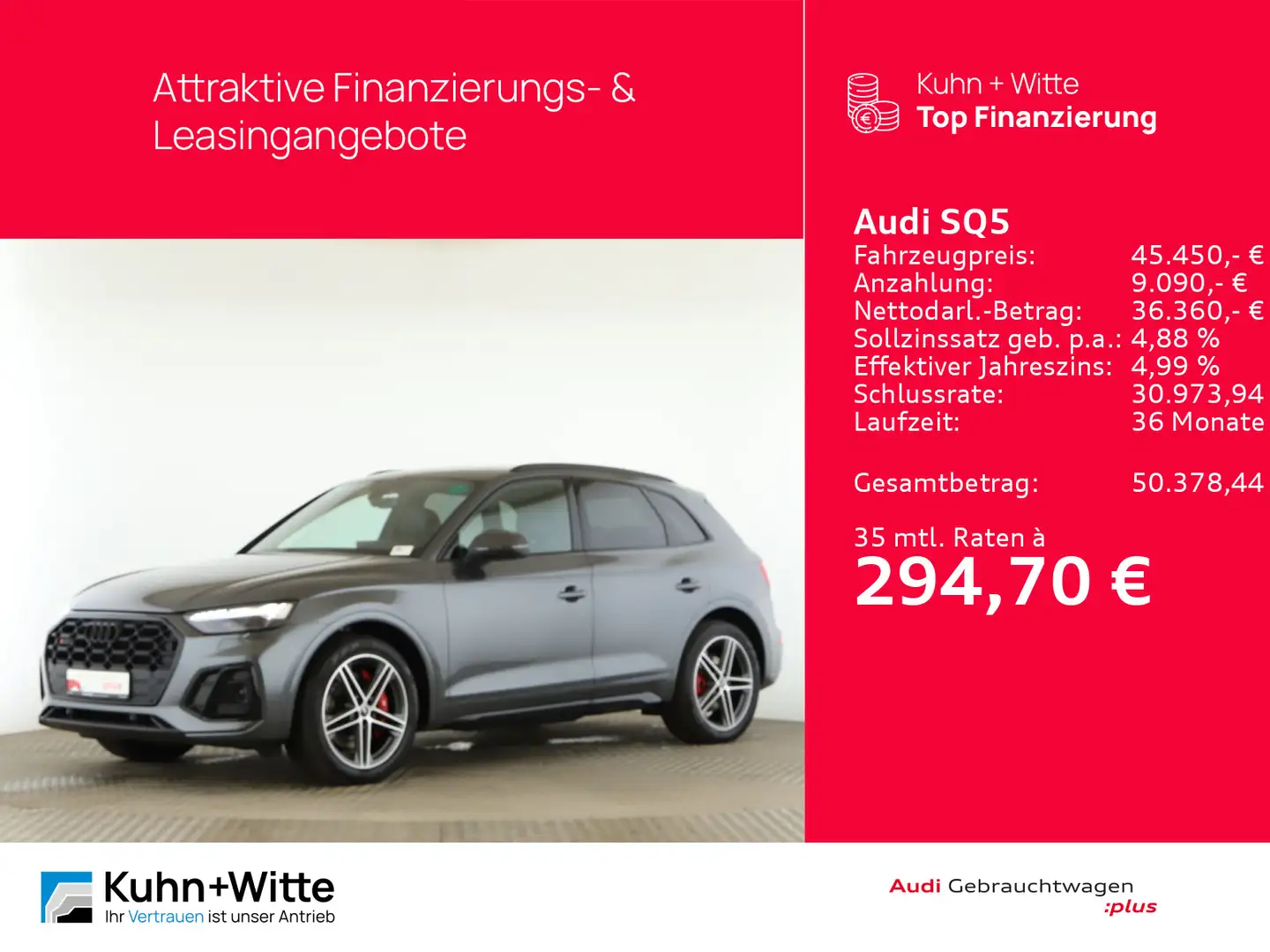 Audi SQ5 3.0 TDI quattro *Matrix*PDC*MMI-Plus*StandH* Gri - 1