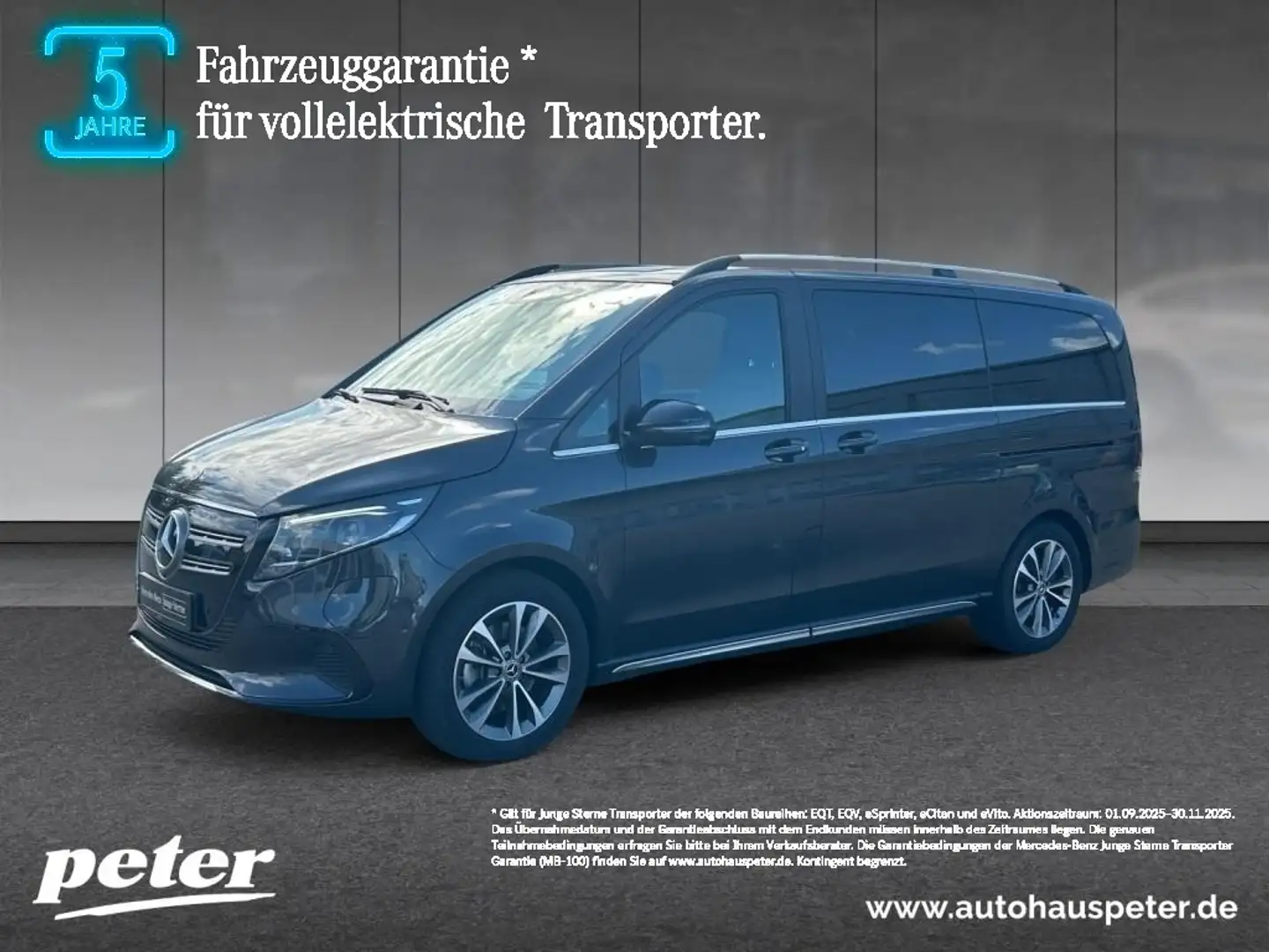 Mercedes-Benz EQV 300 AVANTGARDE AIRMATIC+LEDER Grijs - 1