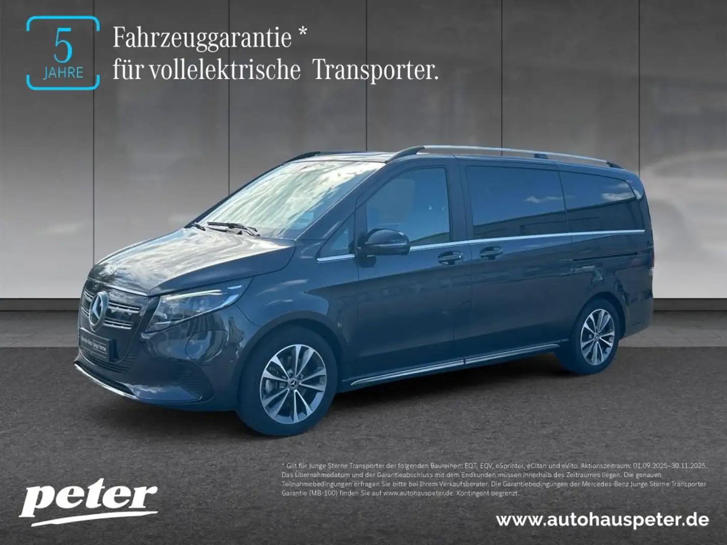 Mercedes-Benz EQV 300 AVANTGARDE AIRMATIC+LEDER Gris - 1