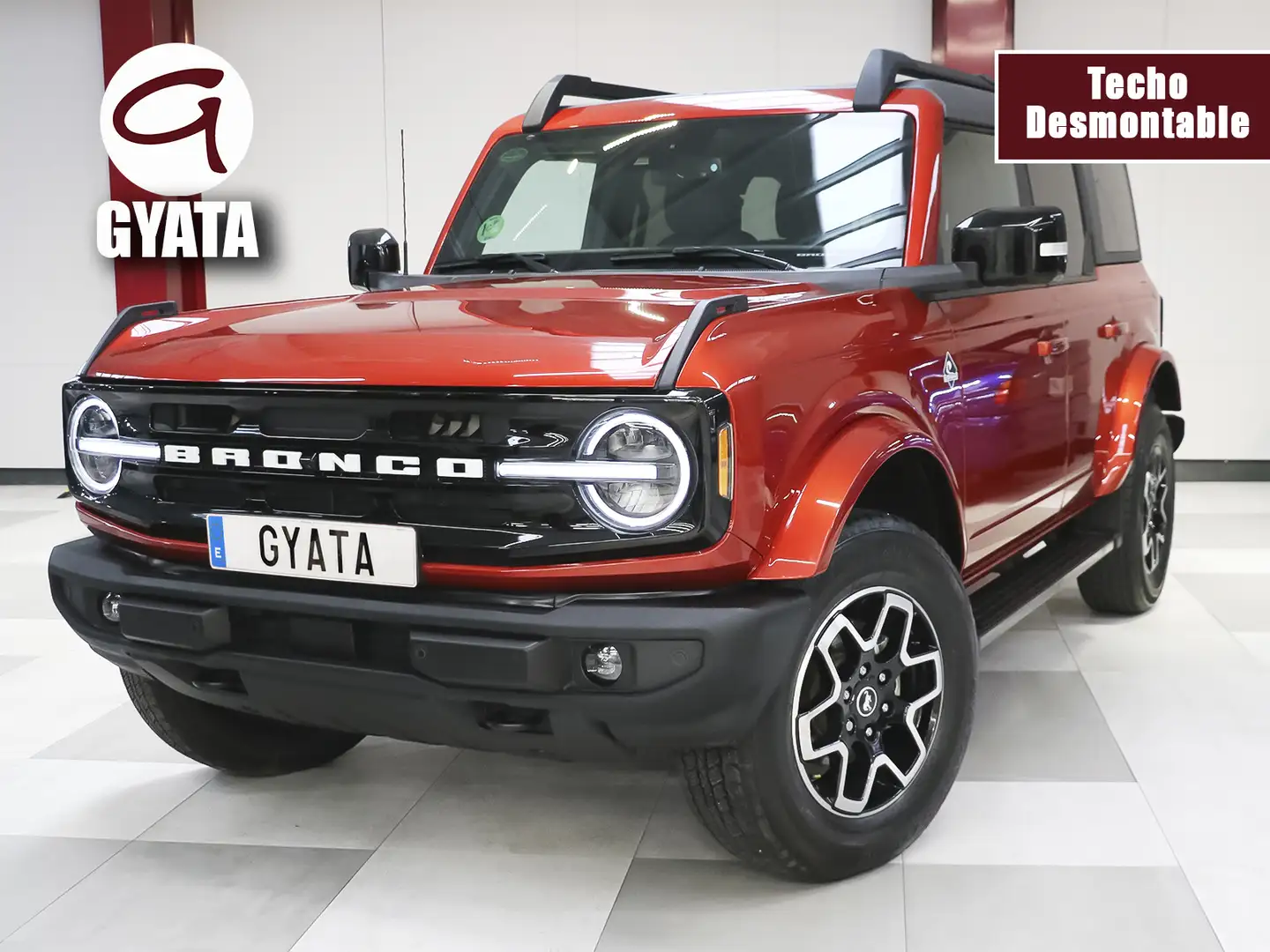Ford Bronco 2.7 EcoBoost V6 Outer Banks 335 Auto Rouge - 1