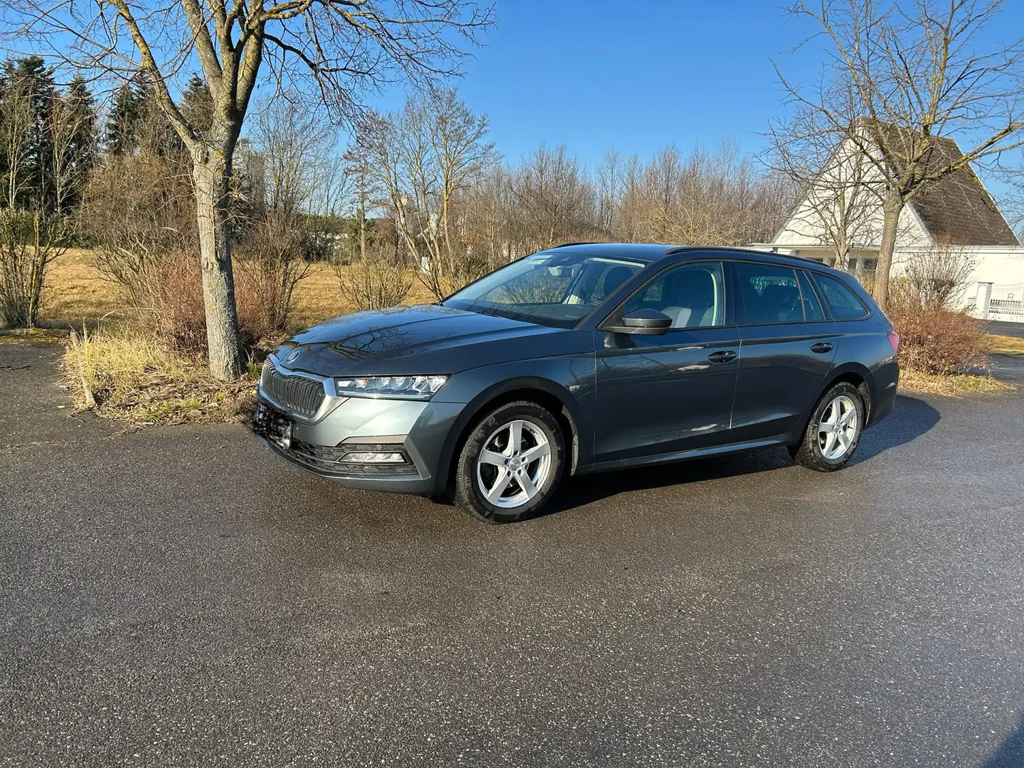 Skoda Octavia Combi 2,0 TDI Business DSG Grau - 1