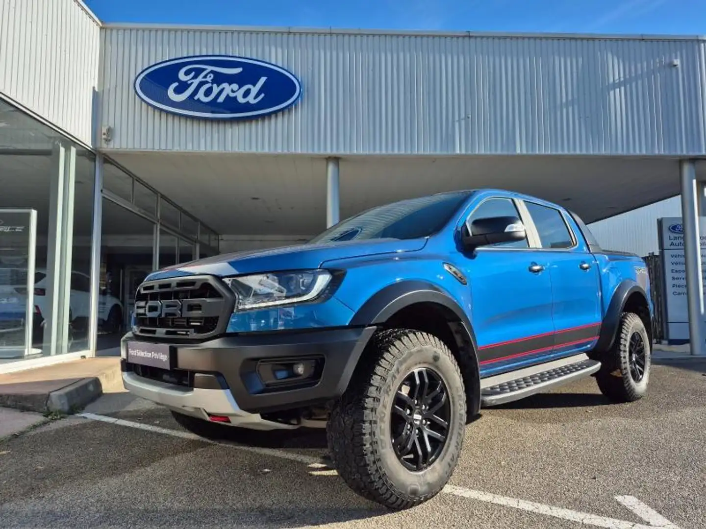 Ford Ranger 2.0 TDCi 213ch Double Cabine Raptor Special Editio Bleu - 1