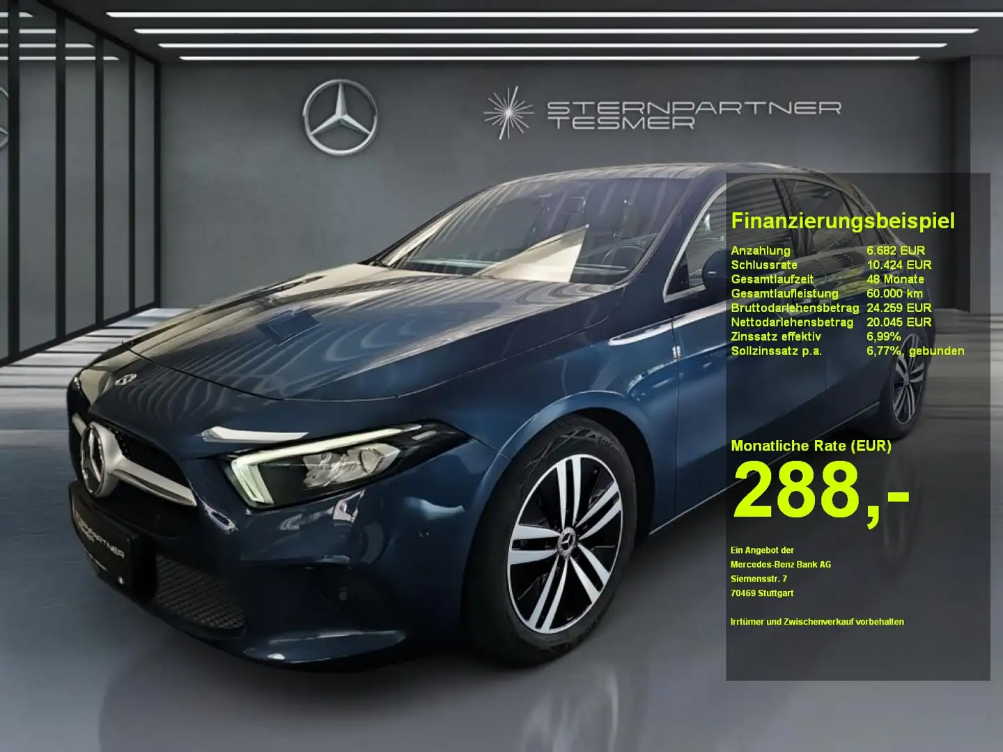 Mercedes-Benz A 200 PROGRESSIVE+MBUX+LED+AMBIENTE+KAMERA Bleu - 1
