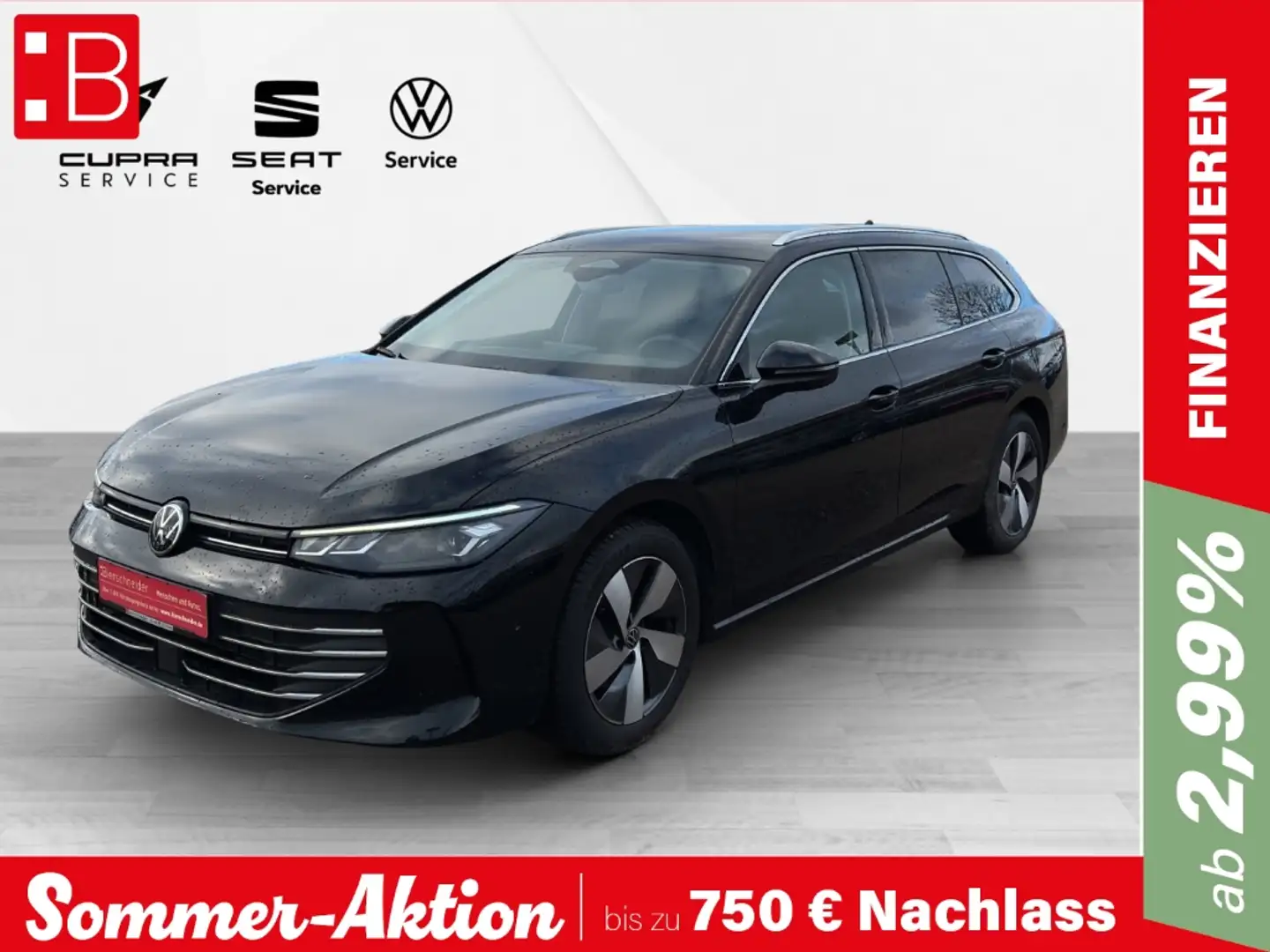 Volkswagen Passat Variant 1.5 eTSI DSG Business DIGITAL PRO LED 360°-KAMERA Nero - 1
