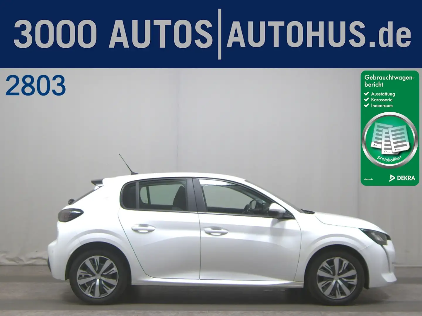 Peugeot 208 1.2 PureTech Active Navi LED DAB Klima Weiß - 1