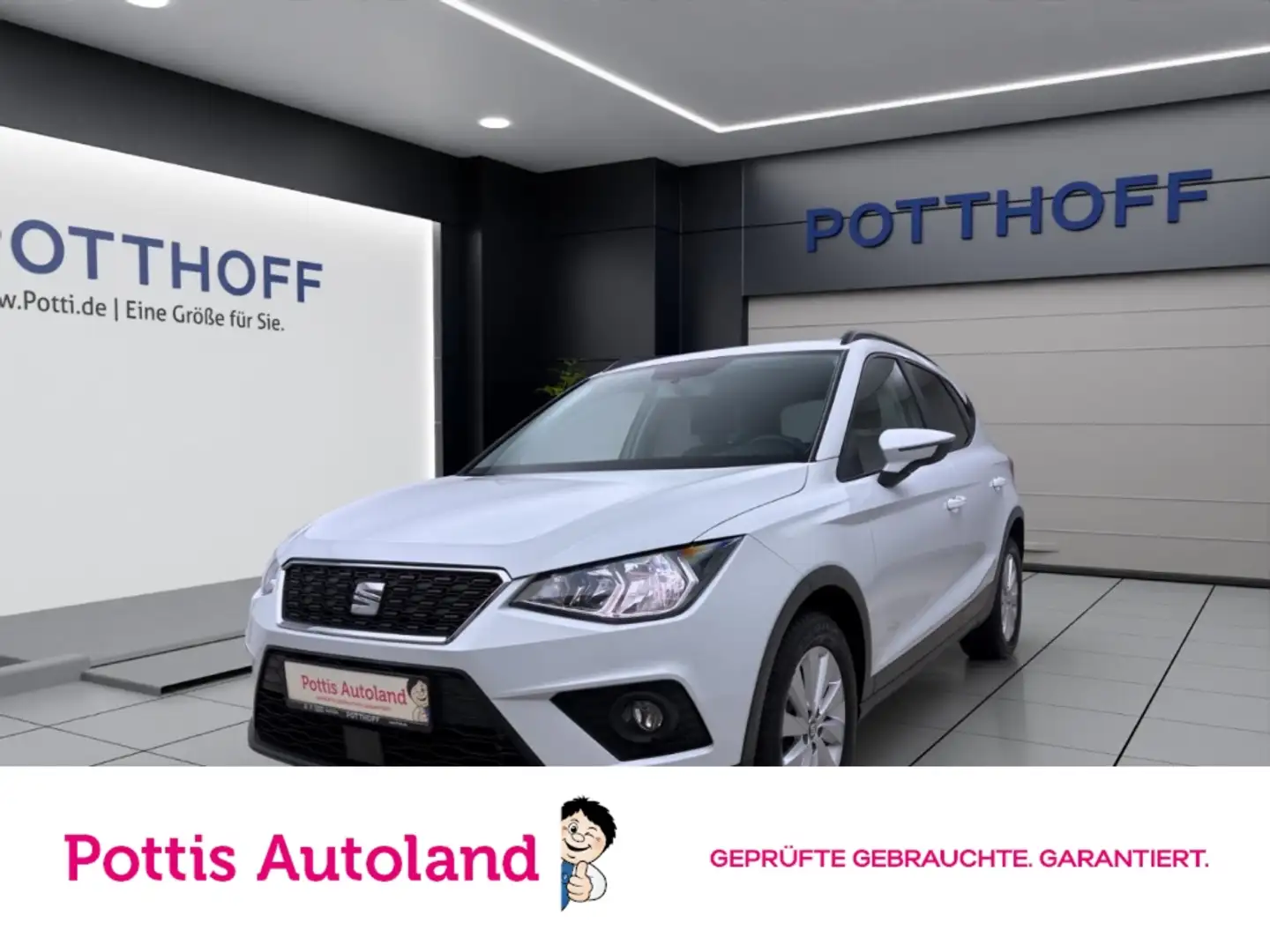 SEAT Arona 1.0 TGI STYLE NAVI ACC SITZHZG KLIMA Blanc - 1