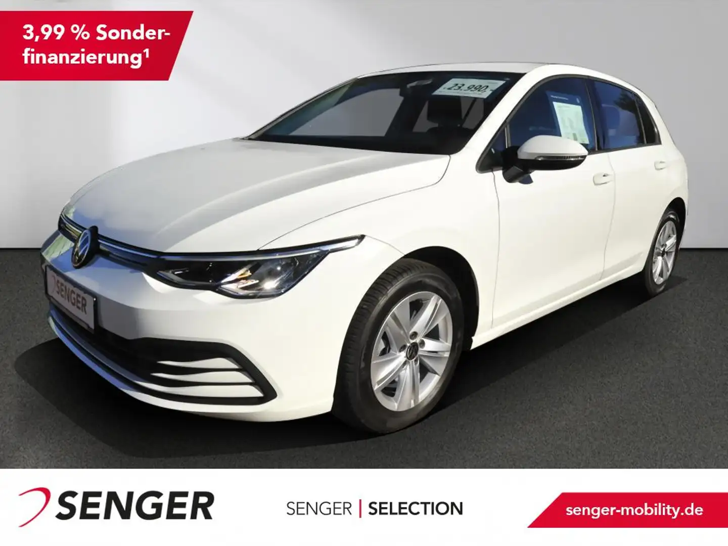 Volkswagen Golf VIII 1.5 eTSI Life DSG ACC LED NAVI Weiß - 1