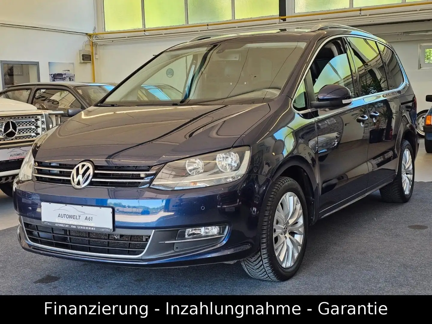 Volkswagen Sharan Highline BMT 2.0 TDI PANO*ALCANTARA*NAVI Bleu - 1
