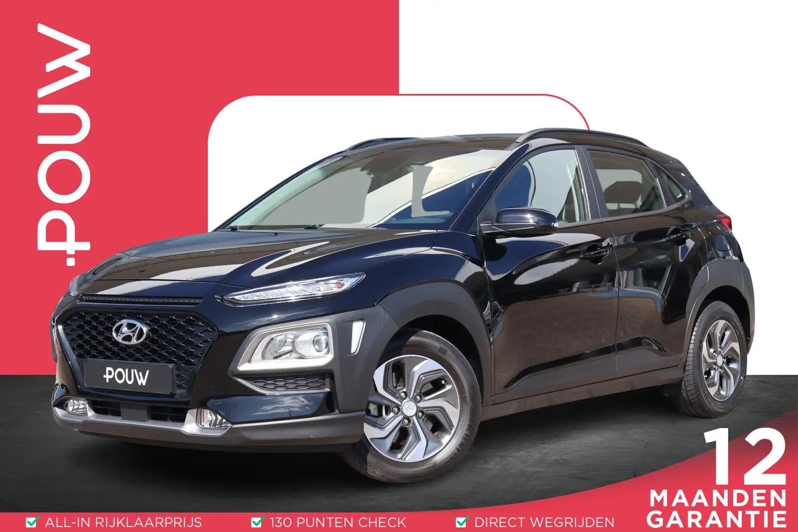Hyundai KONA 1.6 GDI 105pk AUT PHEV Comfort | Apple Carplay/And Zwart - 1