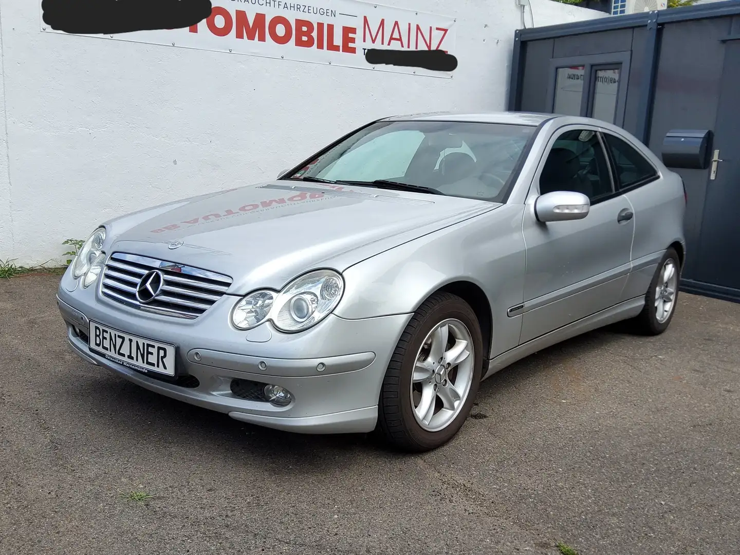 Mercedes-Benz C 180 Kompressor Sportcoupe Plateado - 2