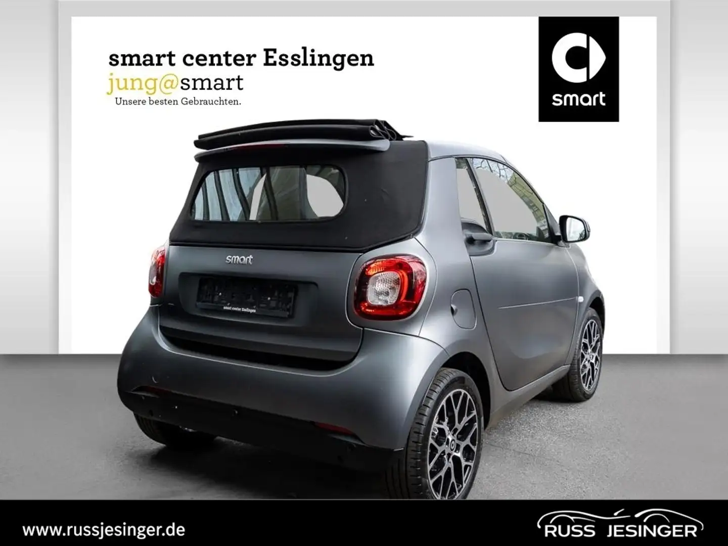 smart forTwo smart EQ  cabrio *Prime*4,6KW Bordlader*LM*KlimaA* Grau - 2
