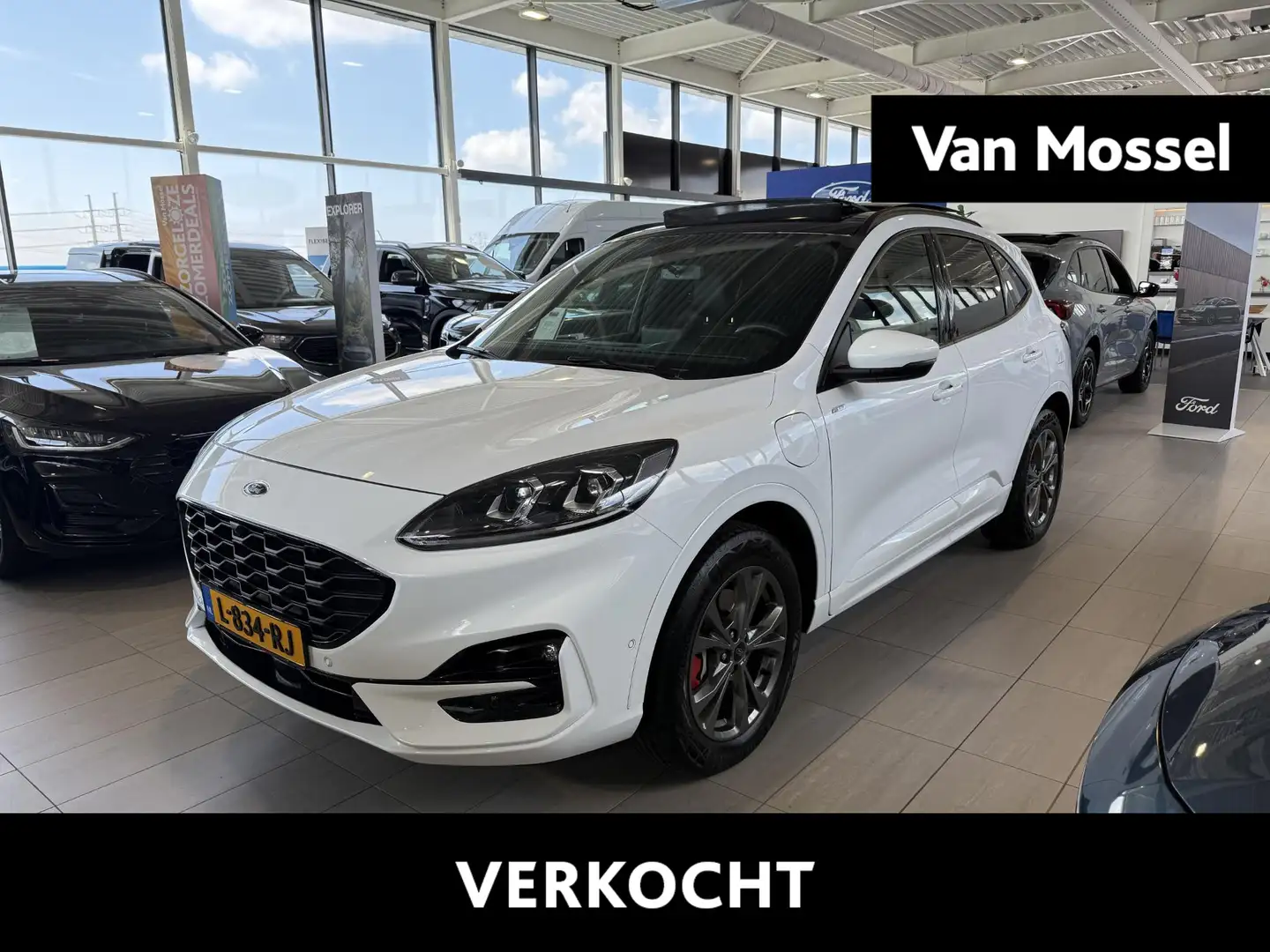 Ford Kuga 2.5 PHEV ST-Line X 18'' | Elektrische Trekhaak | H Blanc - 1