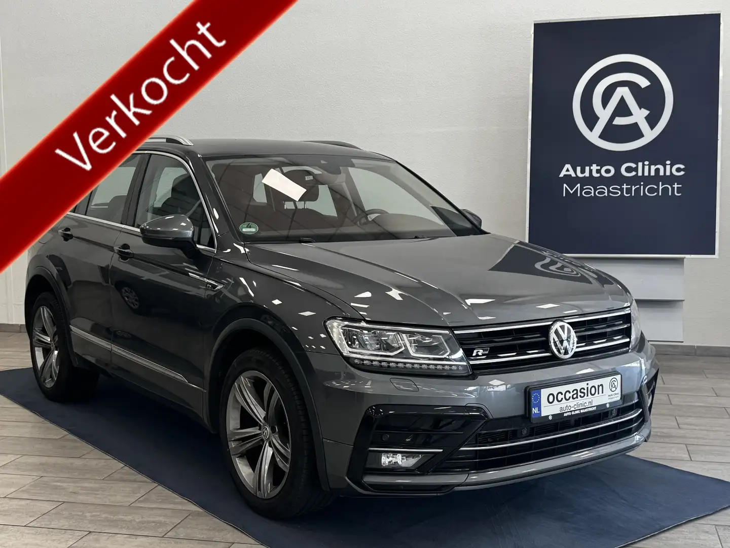 Volkswagen Tiguan 1.4 TSI 4-Motion R-LINE 150 PK | NAVI | 12 MDN GAR Grijs - 1