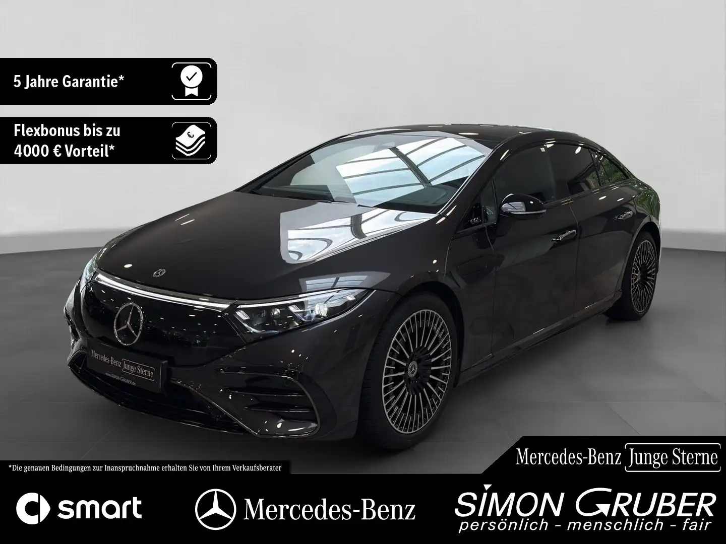 Mercedes-Benz EQS 580 4M AMG Premium+ Pano Burm Massage HUD Grau - 1