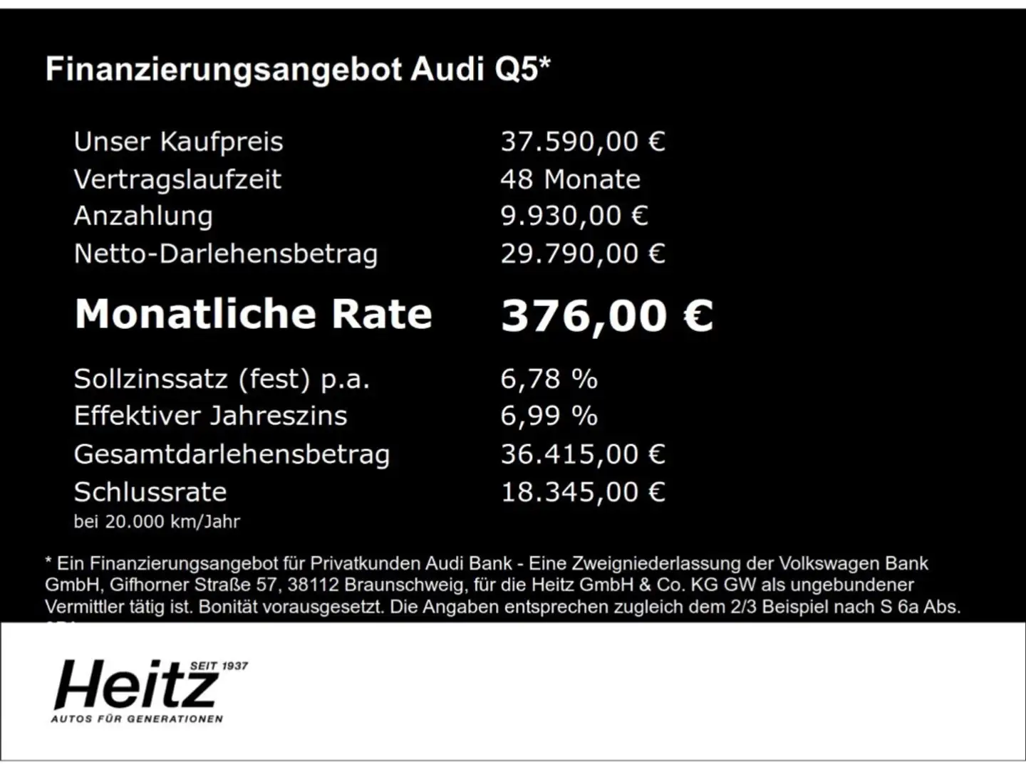 Audi Q5 50 TDI quattro Standhz Pano Navi Leder Matrix Blauw - 2