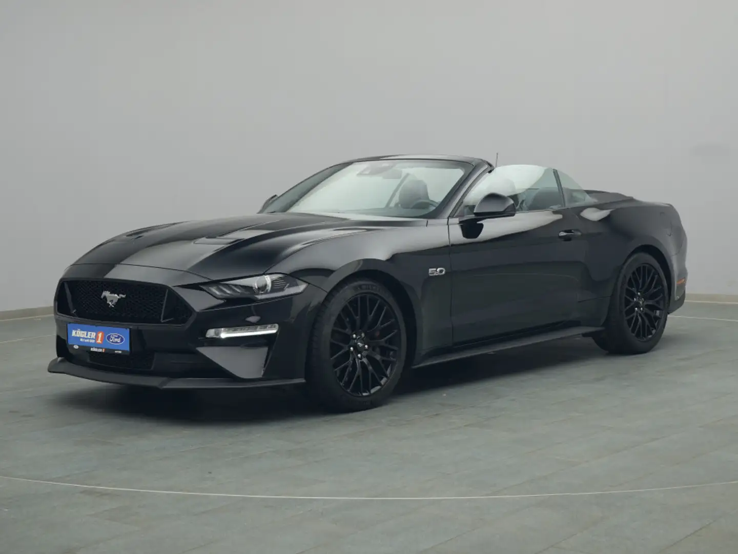 Ford Mustang GT Cabrio V8 450PS Aut./Premium 2/ACC Schwarz - 2