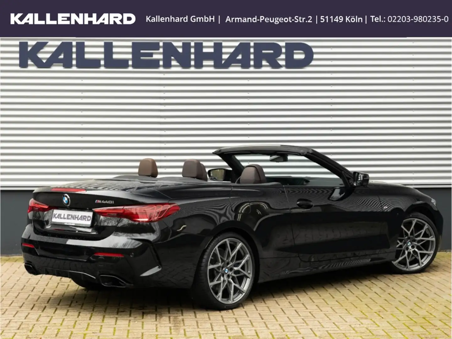 BMW 440 xDrive Cabrio-M-Sport Pro-ACC-Standheizung Abstand Schwarz - 2
