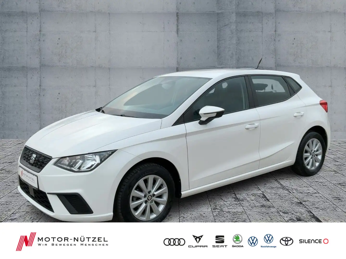 SEAT Ibiza 1.0 TSI STYLE BEATS APP+DAB+BT+SHZ+PDC+MFL Weiß - 1