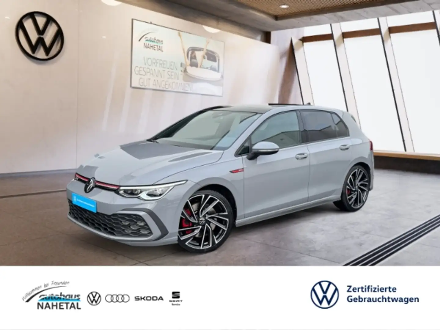 Volkswagen Golf GTI 2.0TSI DSG LED NAVI PANORAMA REAR VIEW 19'' ACC TR Grau - 1