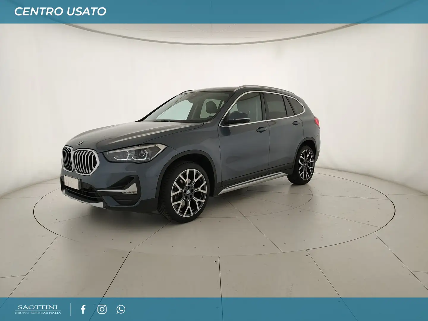 BMW X1 Xdrive 18d Xline Plus Auto Grigio - 1