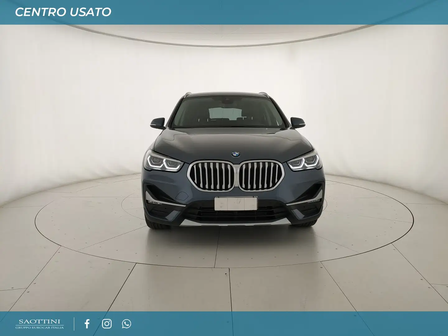BMW X1 Xdrive 18d Xline Plus Auto Grigio - 2