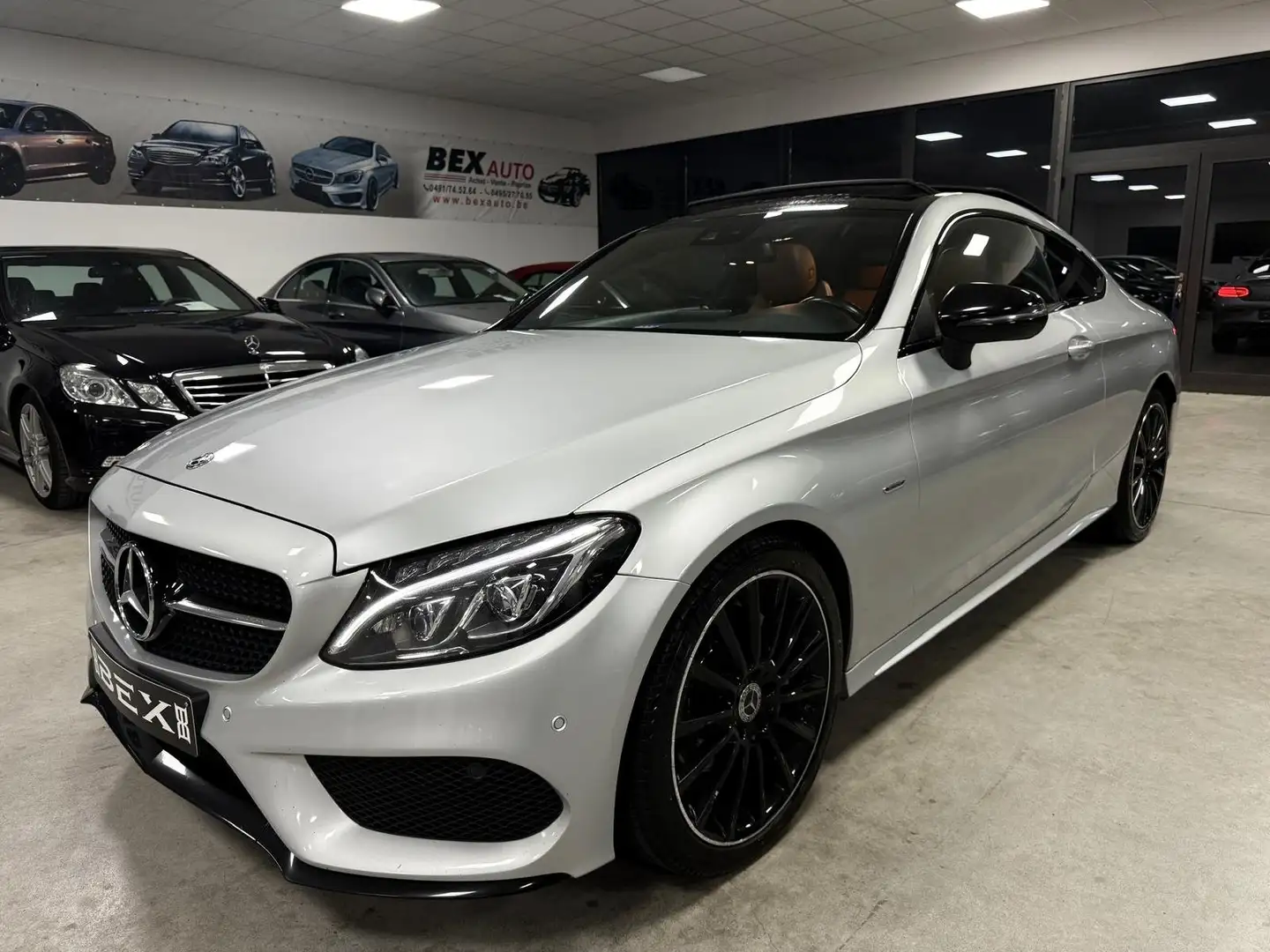 Mercedes-Benz C 220 C 220 CDI*Coupé NIGHT Edition*1ERPROP*TOITPANO* Gris - 2