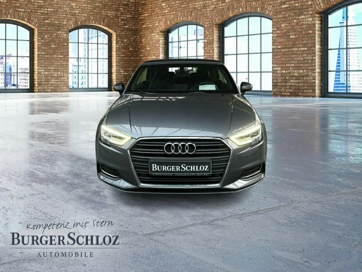 Audi A3 Cabriolet 1.4 TFSI design 2xKlima AUT KeyLess Grau - 2