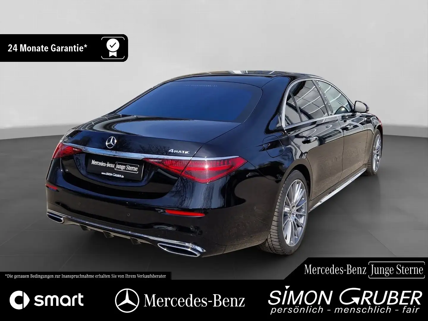 Mercedes-Benz S 350 d 4M lang AMG Exklusiv Chauffeur HAL Burm Schwarz - 2