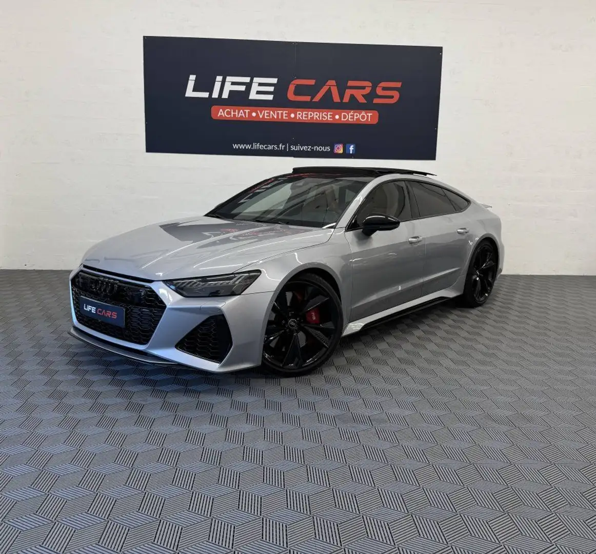 Audi RS7 Sportback II 4.0 V8 TFSI 600ch quattro tiptronic 8 2020 française entretien complet Gris - 2