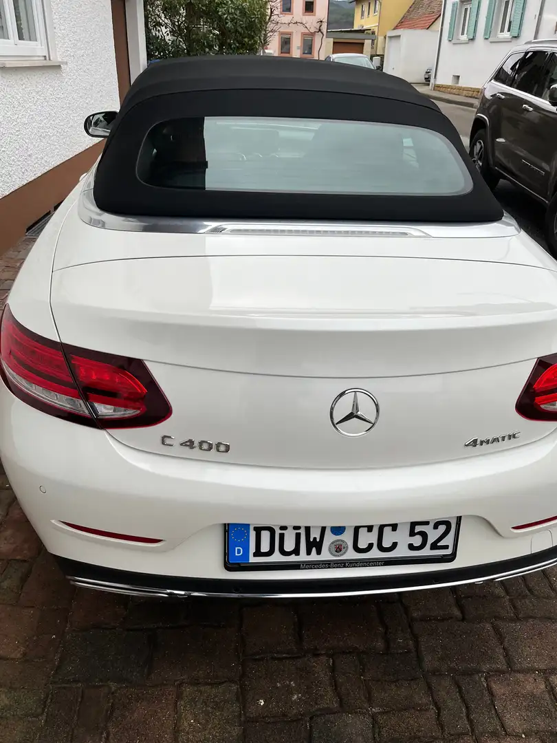 Mercedes-Benz C 400 C 400 Cabrio 4Matic 9G-TRONIC Weiß - 2