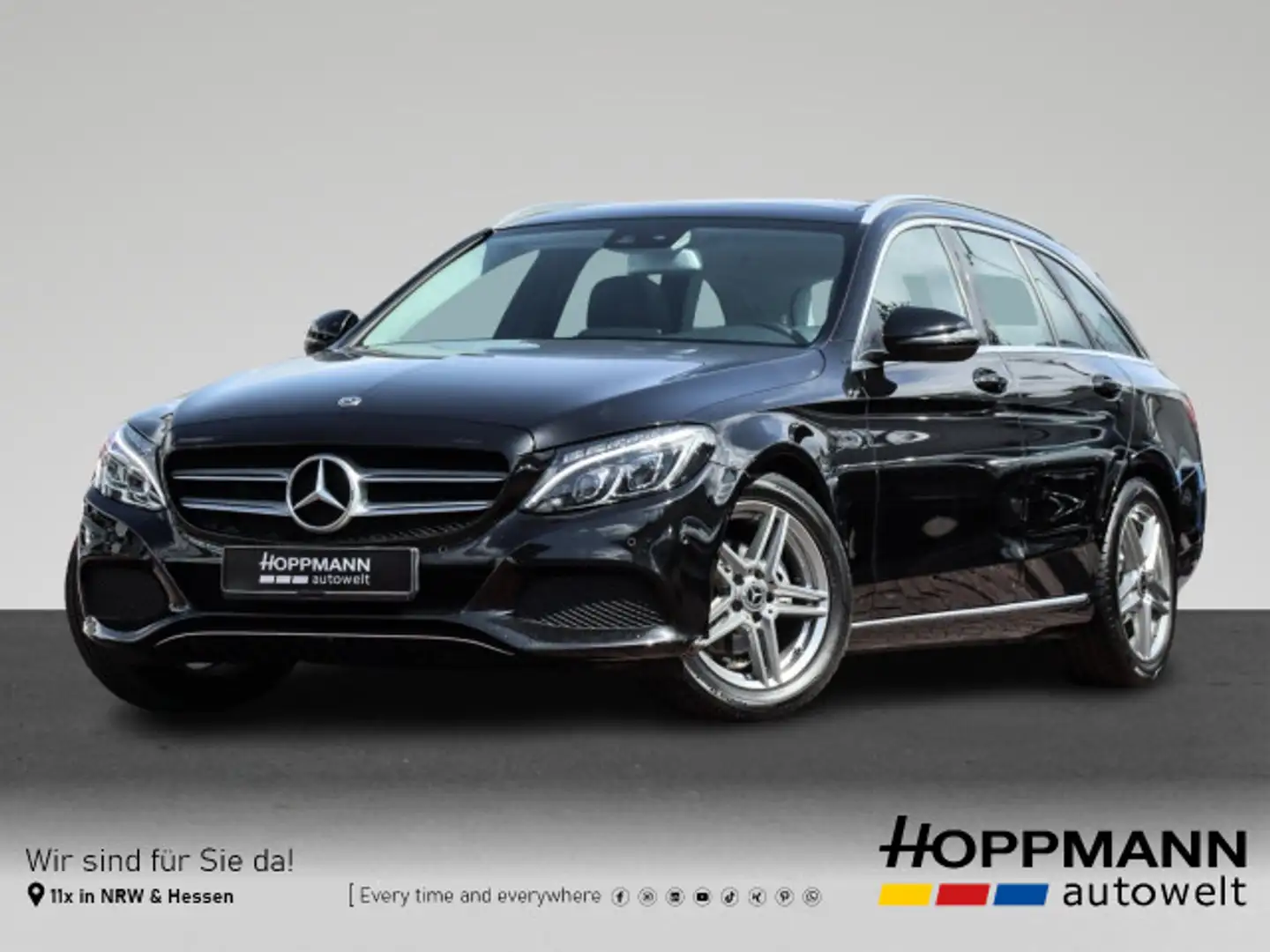 Mercedes-Benz C 180 C Klasse C 180 T Avantgarde PANO AHK AVANT Schwarz - 1