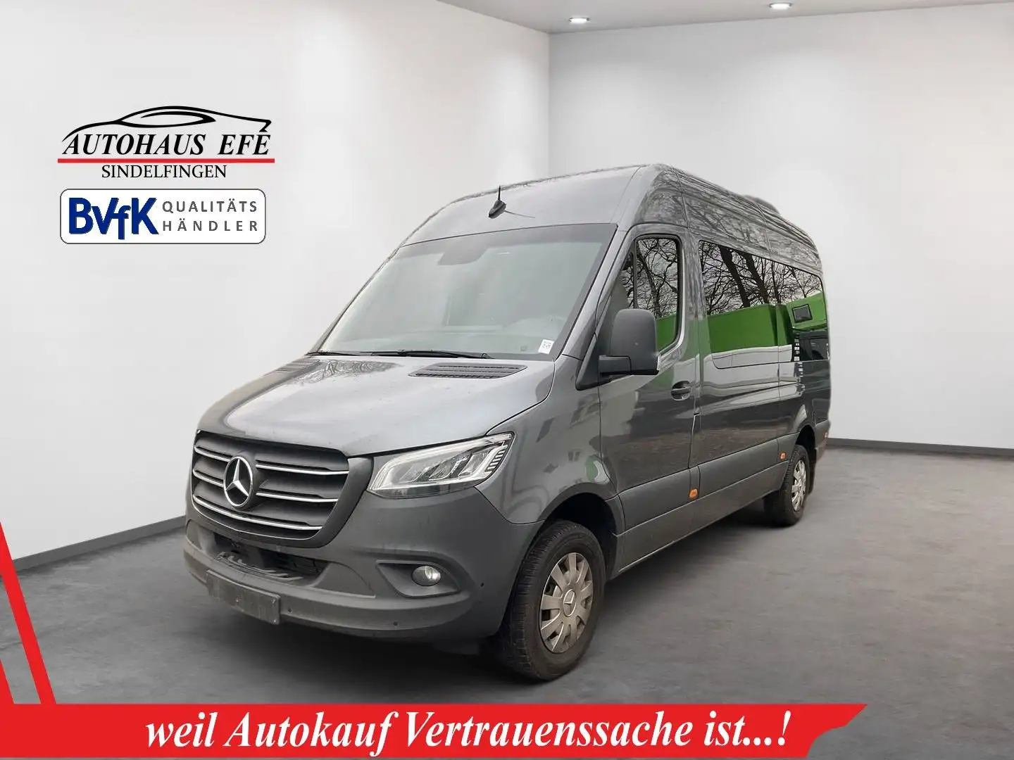 Mercedes-Benz Sprinter Tourer/317d/NAVI/9 Sizt LEDER/LED/KLIMA Grigio - 1