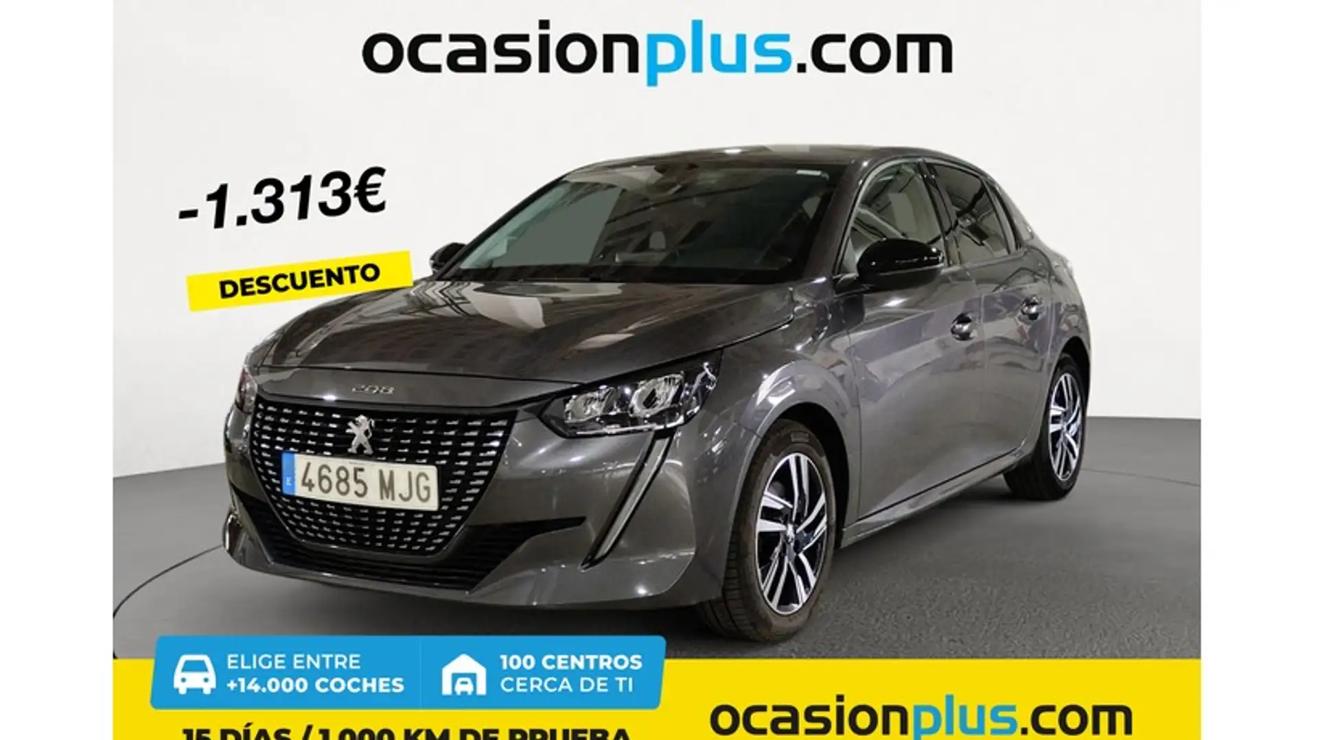 Peugeot 208 1.2 Puretech S&S Allure 100 Grau - 1