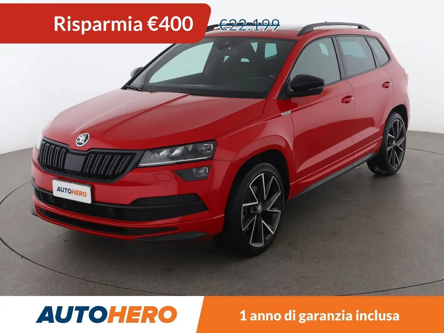 Skoda Karoq 2.0 TDI Sportline DSG 4x4 Rosso - 1