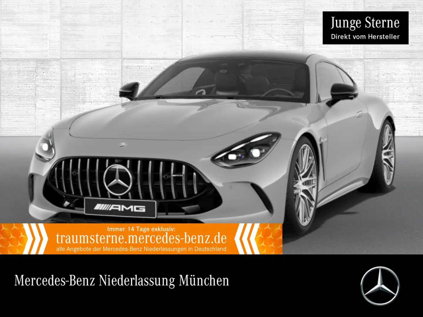 Mercedes-Benz AMG GT 63 Cp. 4M Keramik 360° Pano Burmester HUD Grau - 1