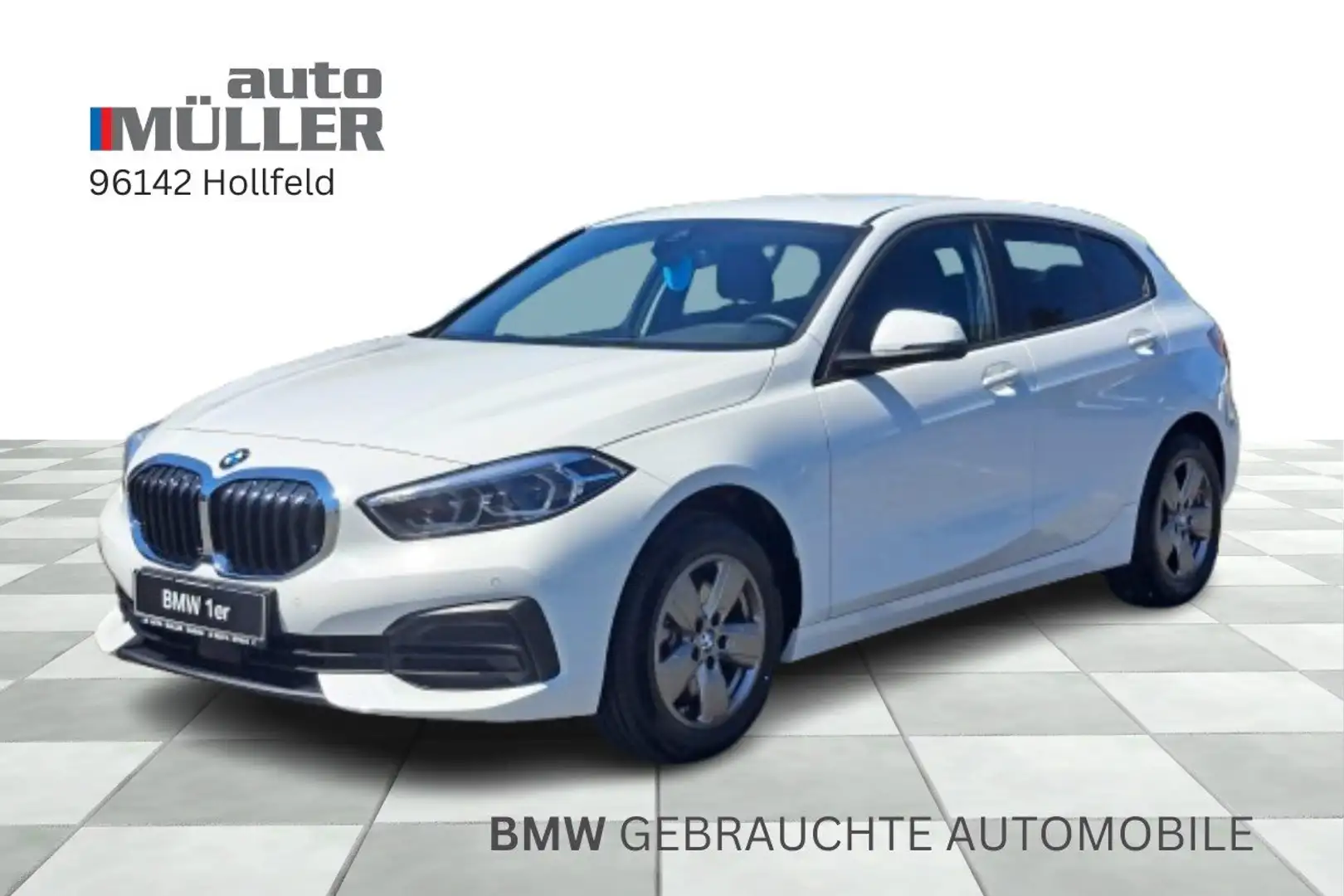 BMW 118 i Advantage DAB LED WLAN Konfortzg. Tempomat Weiß - 1