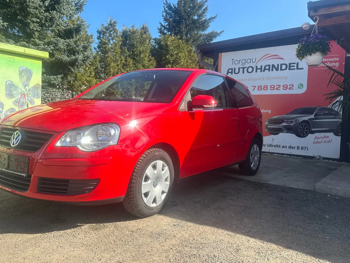 Volkswagen Polo Comfortline 1,2 TÜV-6/26/SHK./Klima/8 x Bereift Rouge - 1