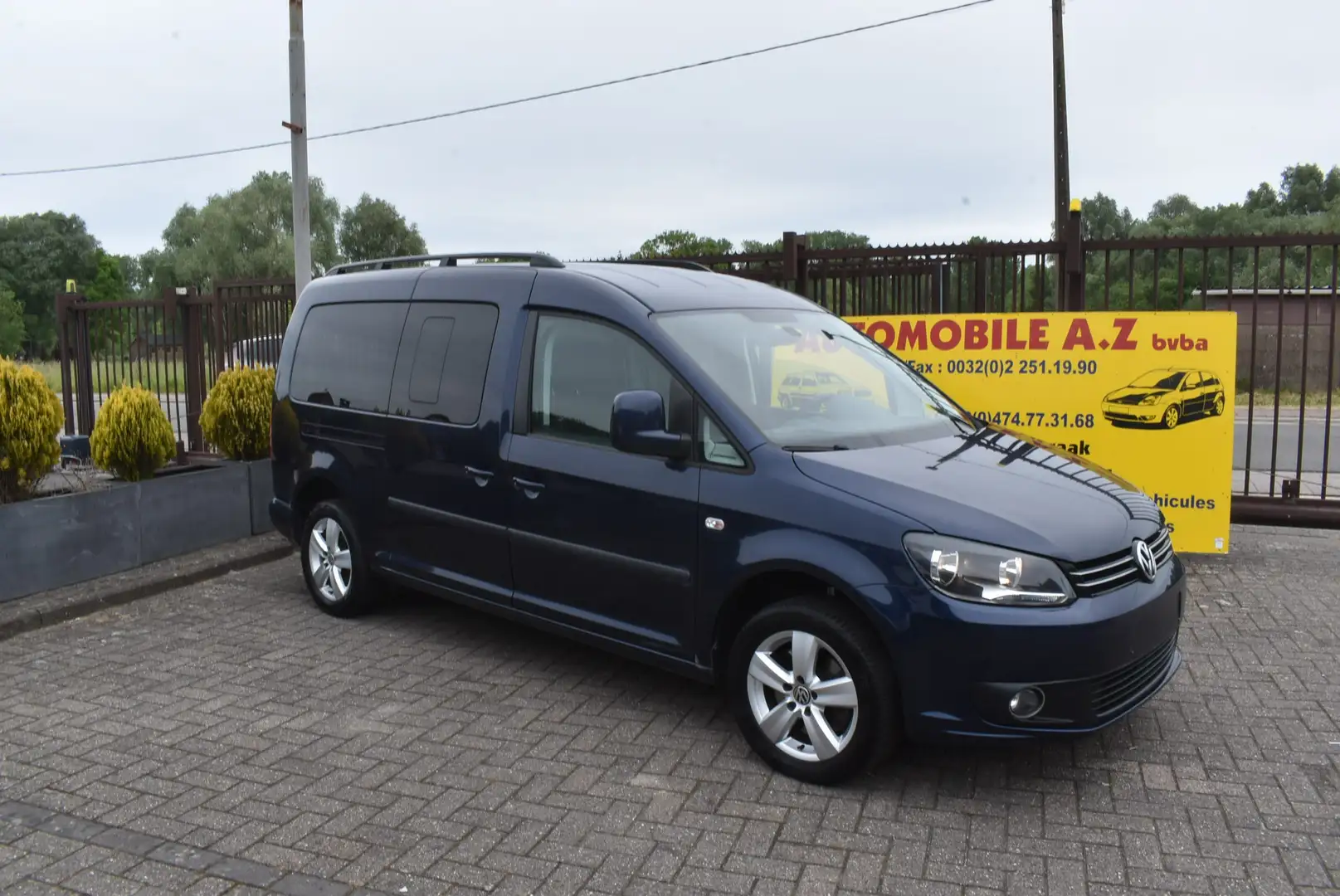 Volkswagen Caddy 1.6 CR TDi Maxi DSG 7PL/Airco ***DESTOCKAGE B2B*** Blauw - 1