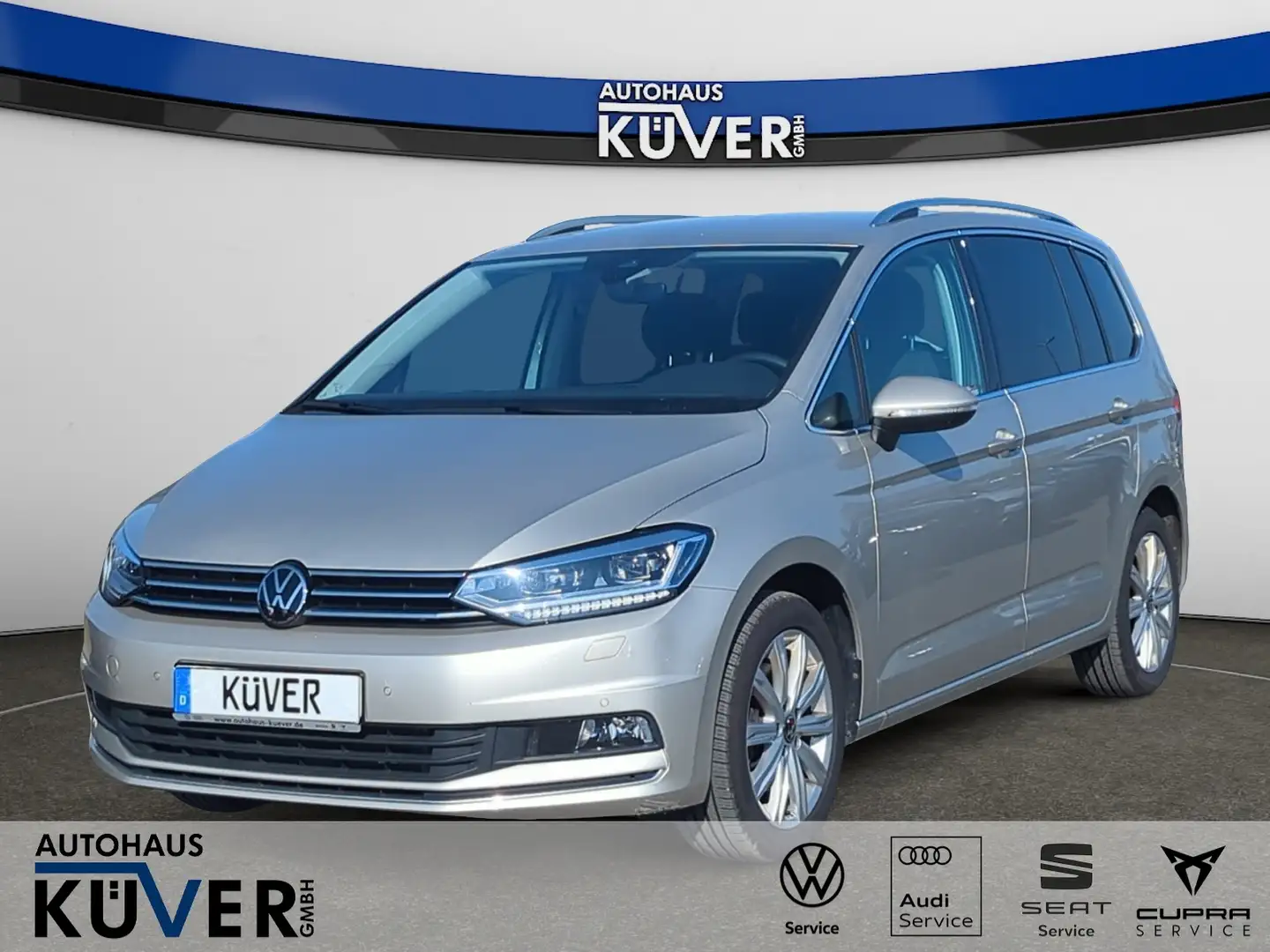 Volkswagen Touran Highline 1,5 TSI DSG Navi+ACC+LED+Shzg. Silber - 1
