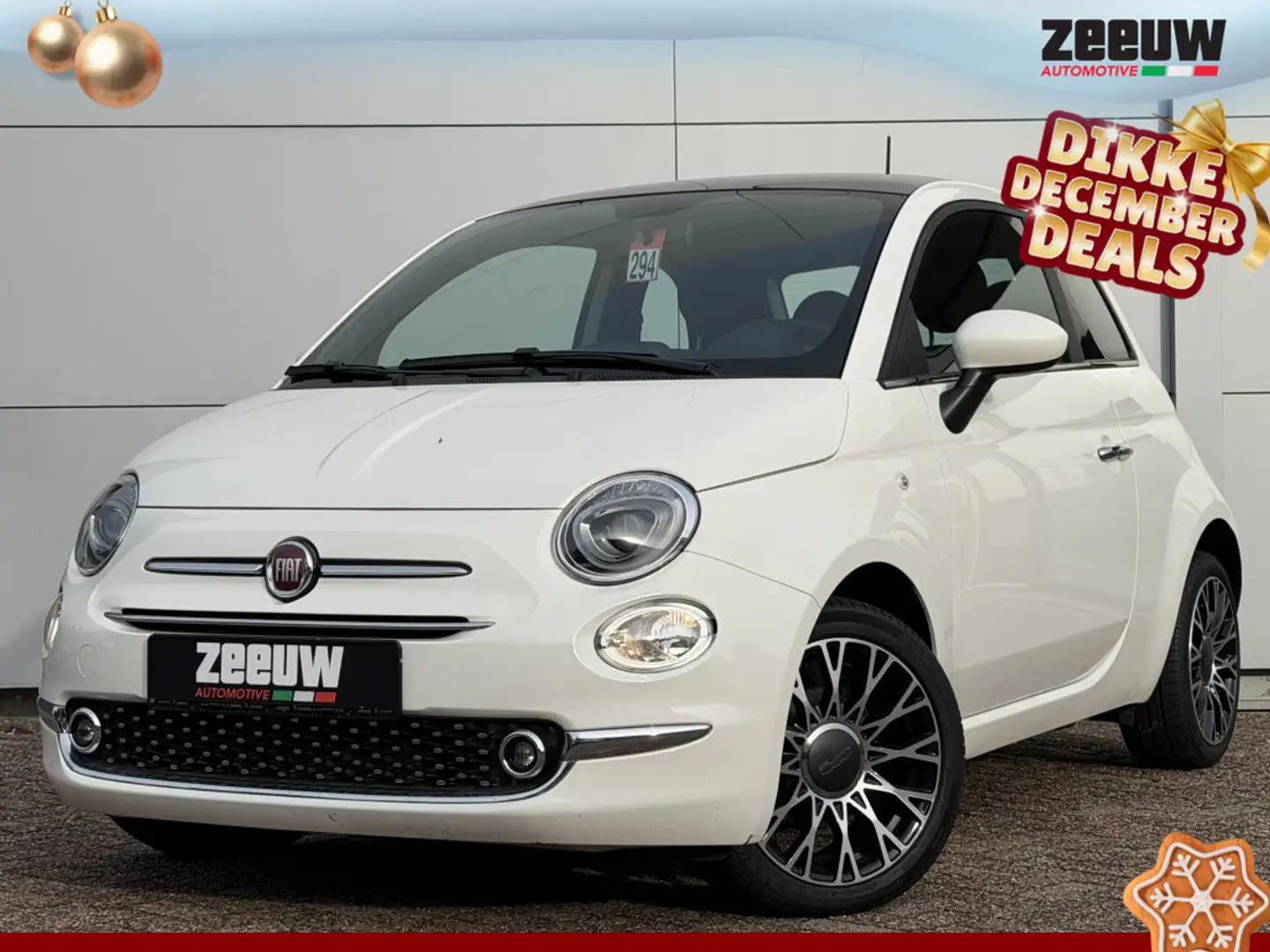 Fiat 500 1.0 Hybrid 70 PK Dolcevita | Carplay | Clima | Pan Blanc - 1