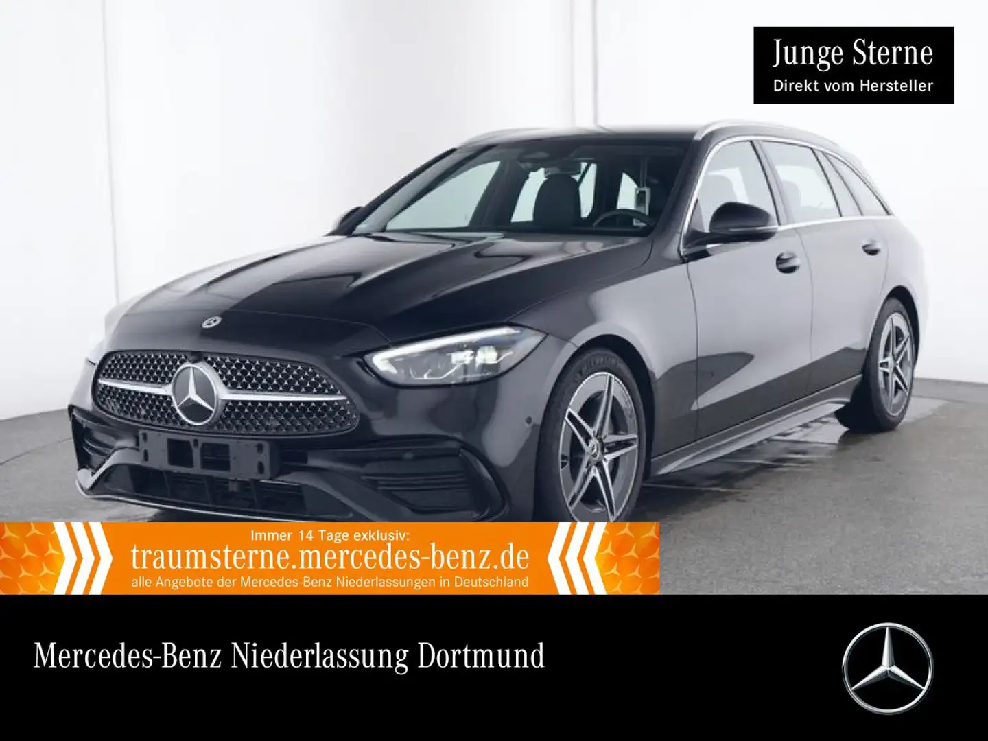 Mercedes-Benz C 200 T AMG+LED+KAMERA+TOTW+KEYLESS+9G Negro - 1