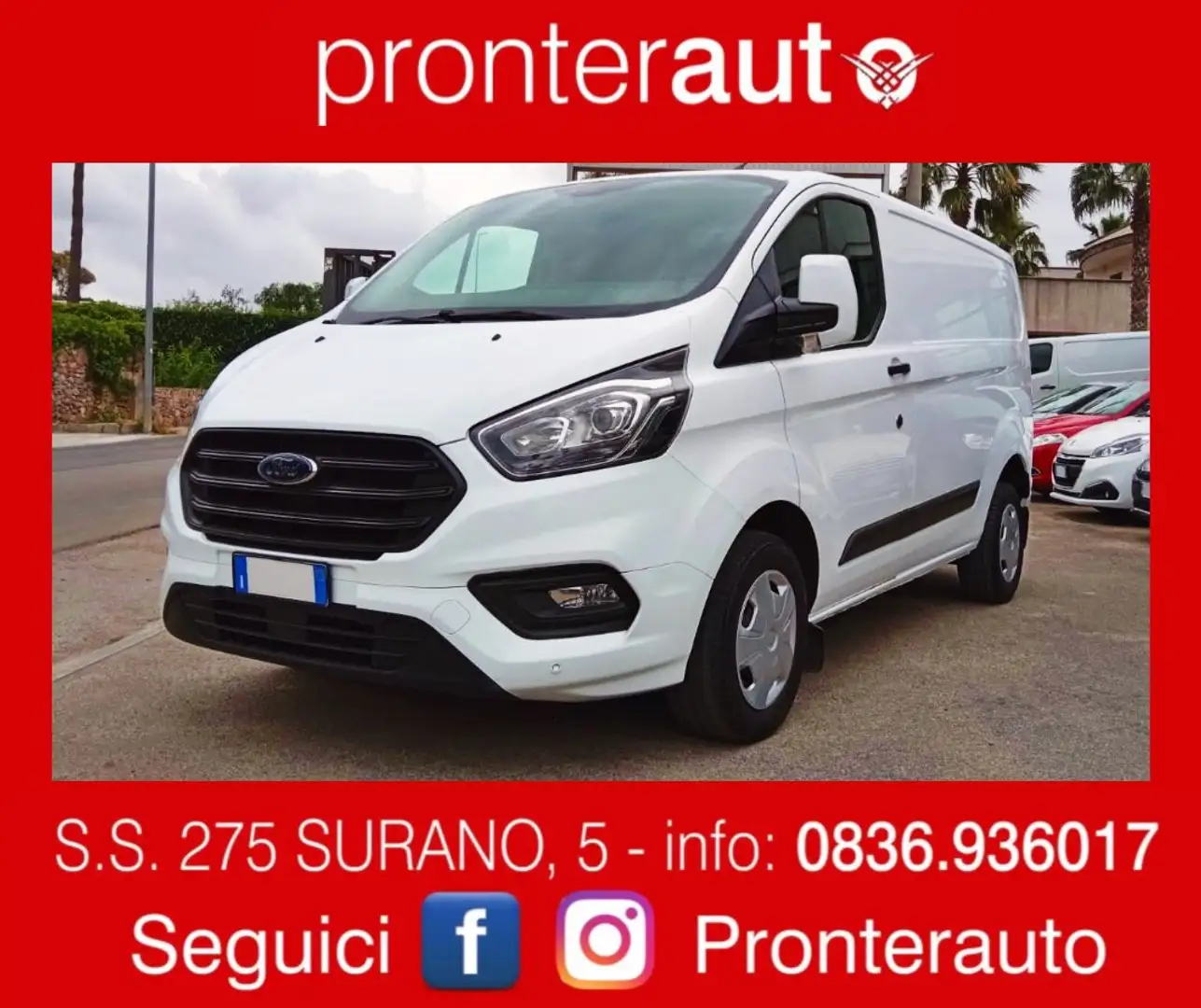 Ford Transit Custom 2.0 TDCi 130CV Trend Bianco - 1