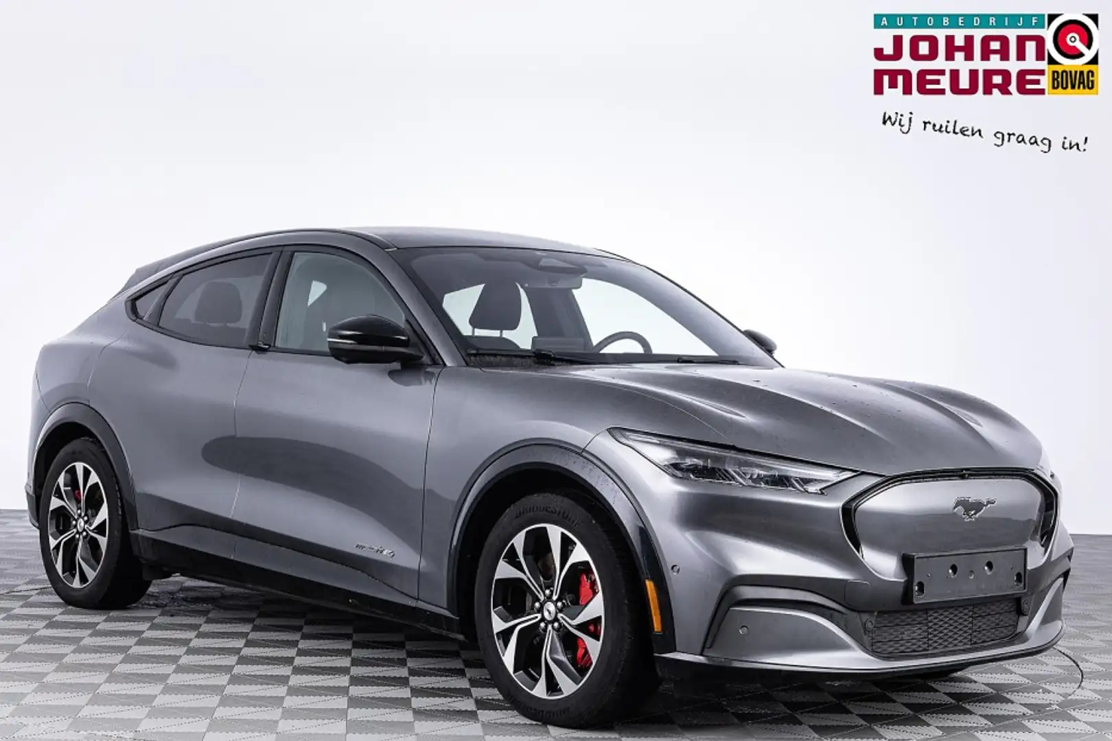 Ford Mustang Mach-E AWD 75 kWh | B&O | PANORAMADAK | LEDER | Full LED Grau - 1