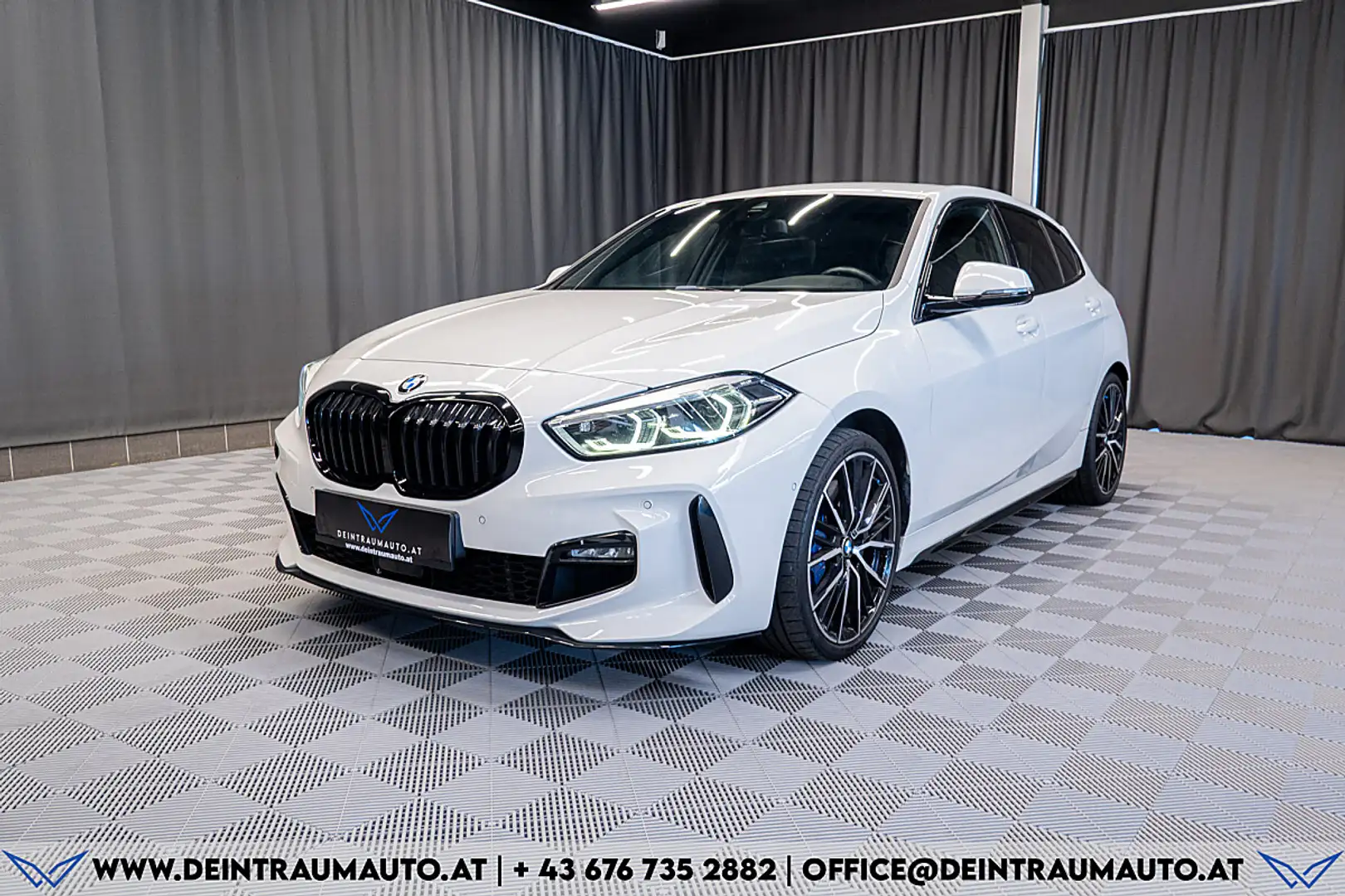 BMW 120 d xDrive Aut.*M-Sport*19Zoll*ACC*LED* Weiß - 2